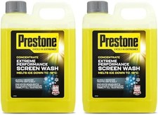 Prestone Super Concentrated Car Screenwash 5L, (2.5L X 2) 4.96 per litre
