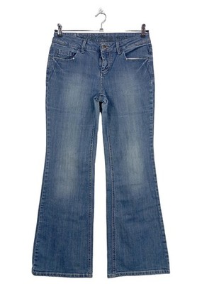 ESPRIT Hüftjeans Damen Jeans Gr. DE 40 blau Casual-Look