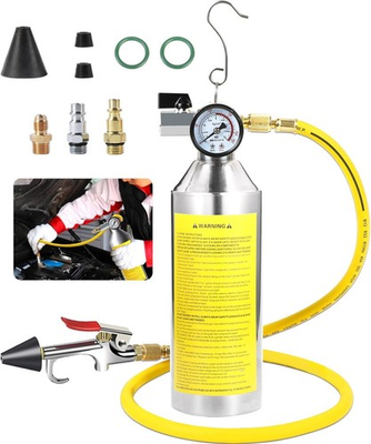 #ad AC Flush Kit with Pressure Gauge Relief Valve Spray Head amp; Hose HVAC Cleaner $34.53