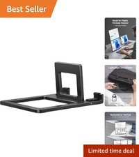 Effortless Quick-Setup Monitor Stand for 13.5'', 15.6'', 16'' Screens - Black