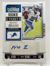 2023 Panini Contenders [Auto] #253 Mohamed Ibrahim Detroit Lions