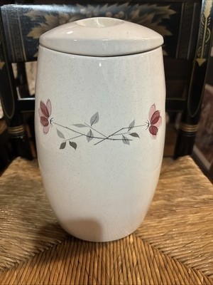 Franciscan  Duet  Vintage Canister 10.5 Rare Porcelain