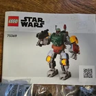 LEGO Star Wars 75369 Boba Fett Mech 99% COMPLETE No Minifigure Robot