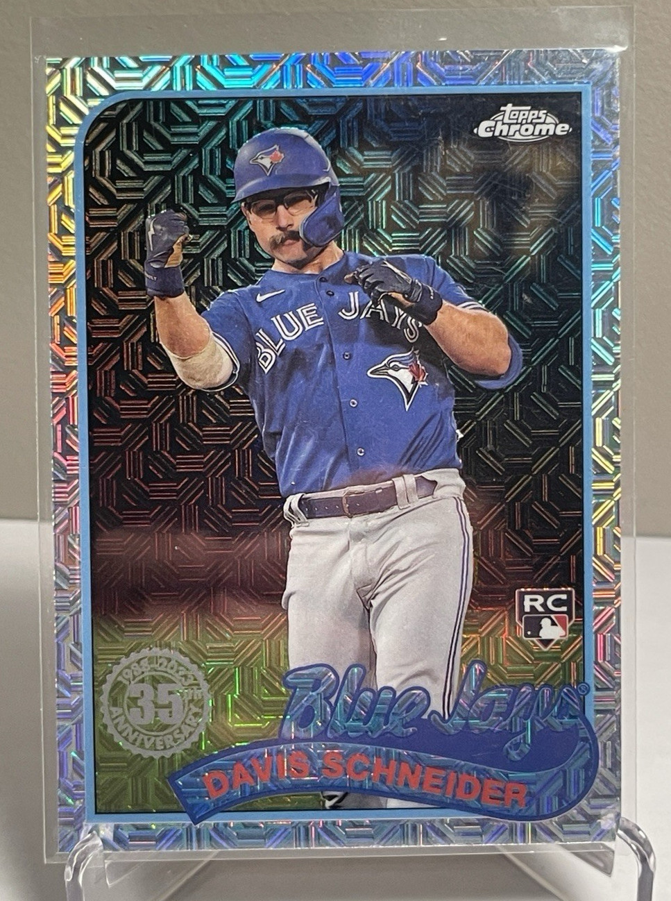 2024 Topps Series 1 - Davis Schneider #T89C-14 (RC) - 1989 Chrome Silver Pack