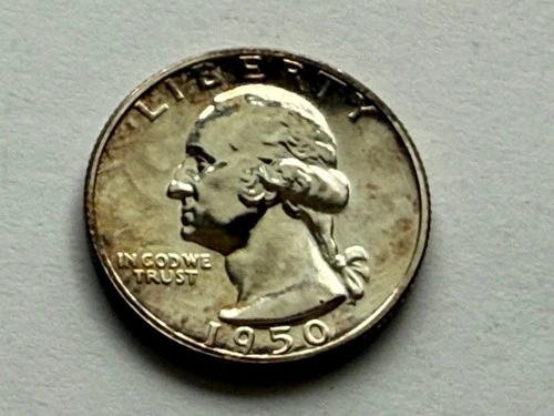 1950 Silver Proof Washington Quarter - 90% Silver - low mintage