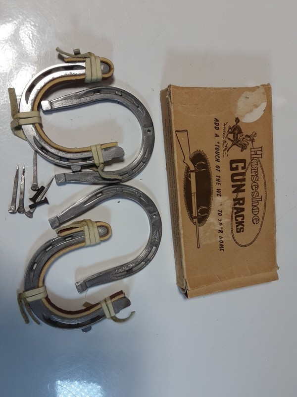 Horseshoe Gun Racks Vintage Made In USA