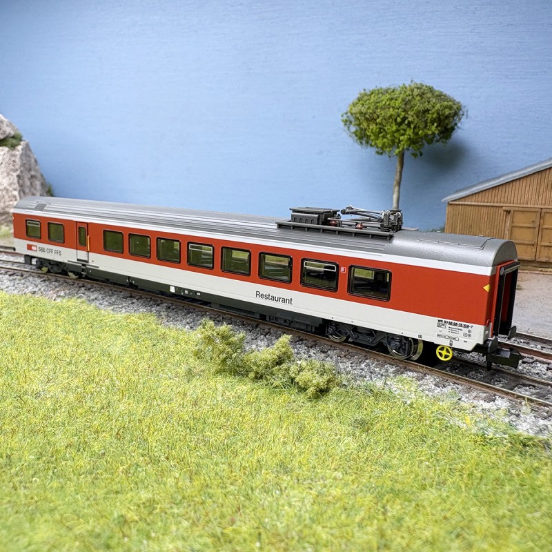 Voiture restaurant EW IV SBB Fleischmann 6260060 wagon voyageur echelle N Ep V