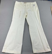 Gap Pants Womens 16 Regular Cream Flat Front Straight Fit Favorite Trouser NWT