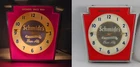 1960s Vintage SCHMIDTS BEER Ale Light-Up Keystone Clock Advertising Sign