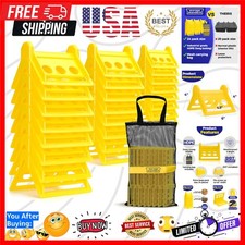 24 Pack Edge Corner Protector With Carrying Case for Flatbed Cargo Load Truck...