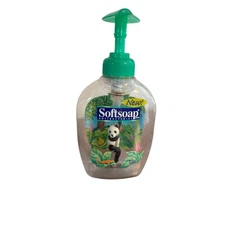 Vintage Softsoap Antibacterial Hand Soap Panda Bear Inside Design 7.5 fl oz