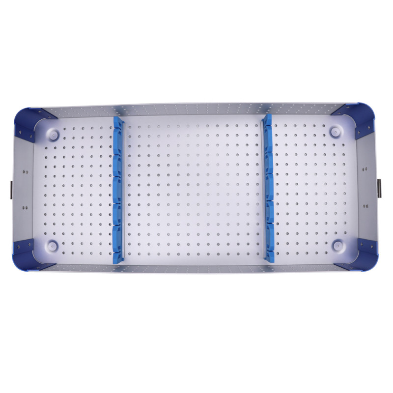 Sterilization tray disinfection case autoclavable box for surgery instrument.