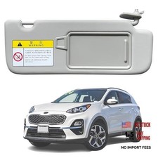 Passenger Side Sun Visor W/O Sunroof Fit for KIA Sportage 2017 2018 Right Gray