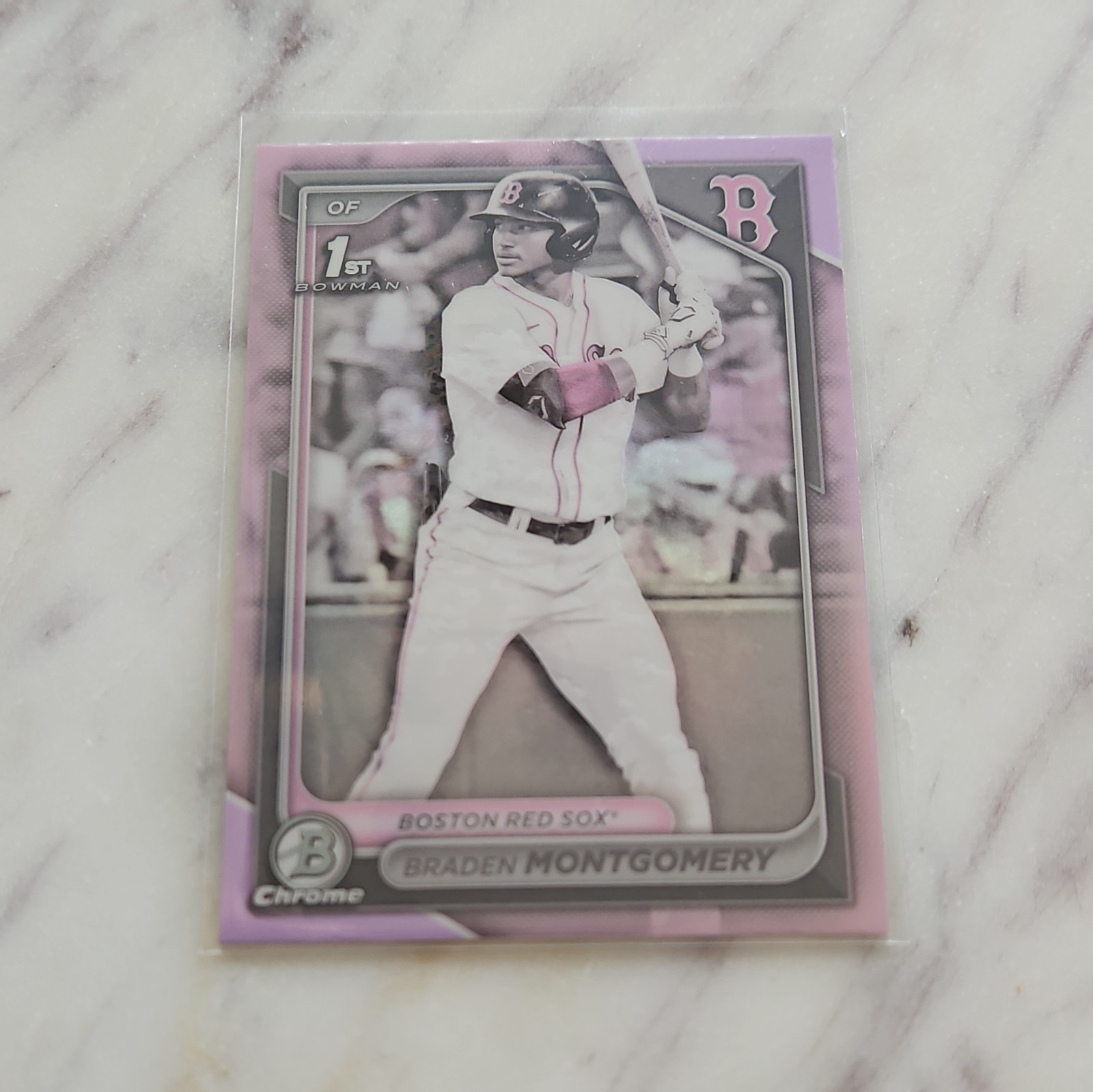 2024 Bowman Draft Chrome Pearl Refractor Braden Montgomery #BDC-58