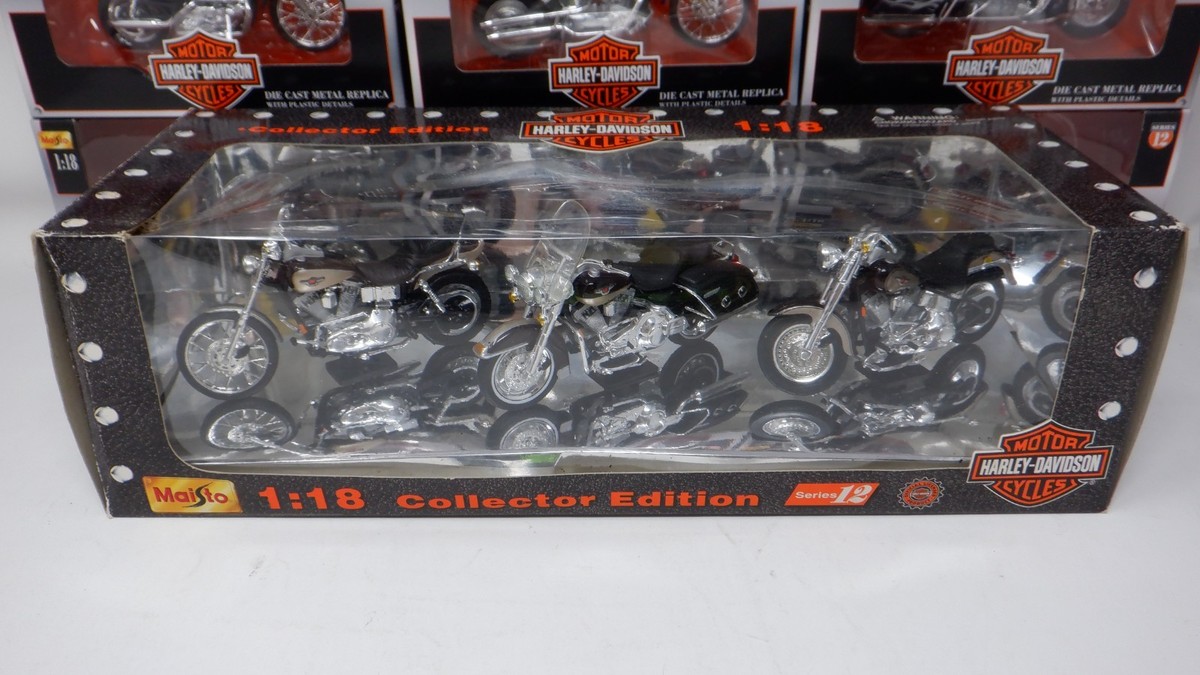 Harley Davidson Motorcycles 1:18 Die-Cast [Series 13 & 12 w