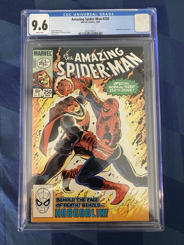Amazing Spider-Man #250 CGC 9.6 White Pages Hobgoblin Romita Jr Marvel 1984