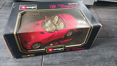 BBurago Burago Dodge Viper RT/10 1992 Rot Auto Cabrio