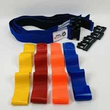 Flag Football Belts Heavy Duty High Quality 4-Player Adjustable Clasp w/HookLoop