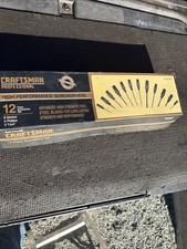 Sears Craftsman Professional 12pc Black Handle Screwdriver Set Rare Sizes 41918