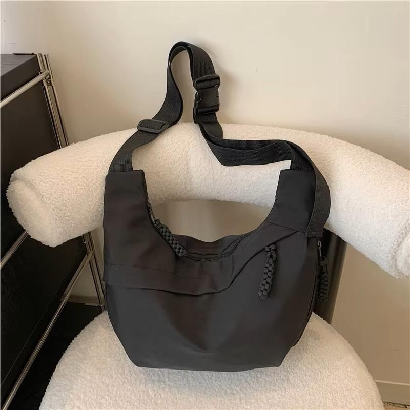 Women Nylon Shoulder Bag Large Capacity Crossbody Casual Travel Tote Multi Pocke