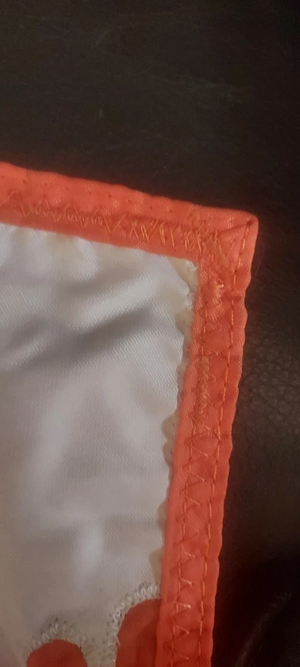 Bandera de golf vintage “Poppy Hills” en Pebble Beach campo NARANJA usada PGA rara!⛳️ Foto 2 de 4