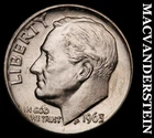 1963-D Silver Roosevelt Dime-Choice Gem BU Lustrous No Reserve #i3068