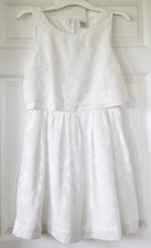 LC Lauren Conrad Disney Cinderella Collection White Sleeveless Dress Size 6