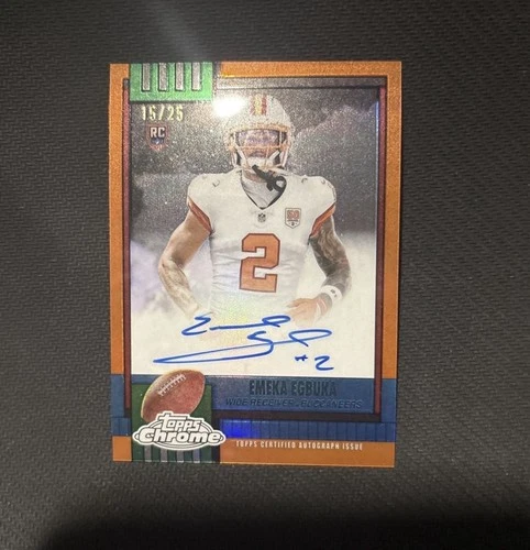 2025 Topps Chrome Emeka Egbuka Superfractor (RAW)