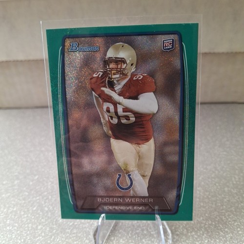 2013 Bowman Bjoern Werner #190 Silver Ice Green 02/50 (RC) RARE PARALLEL