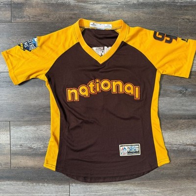 Vintage Majestic X San Diego Padres Jersey Kids Size M Nationals