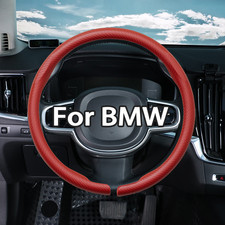 15 Steering Wheel Cover Carbon Fiber For Bmw New Red 15 Steering Wheel Cover Carbon Fiber For Bmw New Red