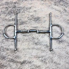 5" Myler Hinged Bristol Barrel Full Cheek Snaffle w/ Hooks