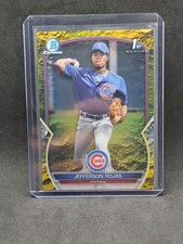 2023 Bowman Chrome 1st Bowman Lunar Crater Yellow BCP-70 Jefferson Rojas #15/75