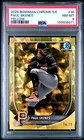 🔥 PAUL SKENES - YELLOW /75! 🔥 2025 BOWMAN CHROME SAPPHIRE - NL CY YOUNG