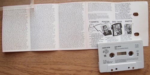 REZ - CIVIL RITES (OCEAN/GRRR OCEC8136) 1991 CASSETTE TAPE CHRISTIAN ROCK - Picture 3 of 3
