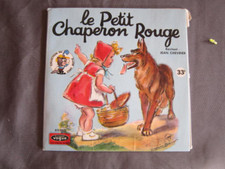 LE PETIT CHAPERON ROUGE, LIVRE DISQUE 33t ILLUSTRATION GERMAINE BOURET