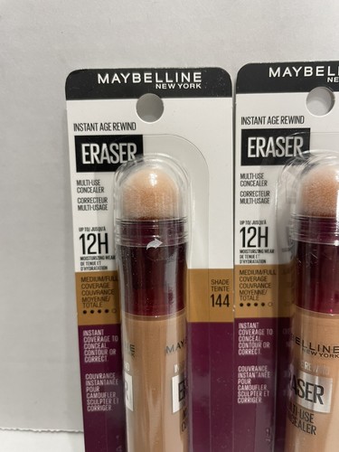 6 Maybelline Instant Age Rewind Multi-Use Concealer Medium/Full 144 Caramel - Picture 11 of 17