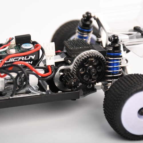 PINION GEAR TRANSMISSION CASE W. MAIN GEAR SET FOR LOSI 1/24 MICRO-B BUGGY - Picture 10 of 34