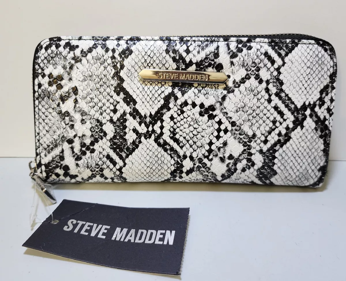 Steve madden snakeskin wallet clearance