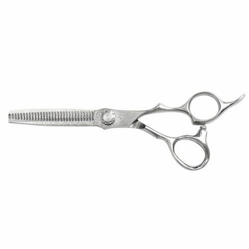 Damascus Pattern Barber Scissors Set Hairdressing Hair Cutting Thinning Shears - Picture 9 of 25