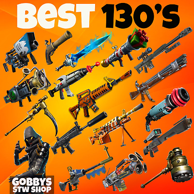 Fortnite Save The World 35 X Best Pl130 Godroll Guns Weapons In The Game Ebay