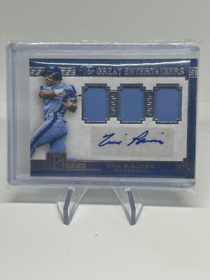 2016 Panini The Great Entertainers Tim Raines Expos - Hall of Famer! /99