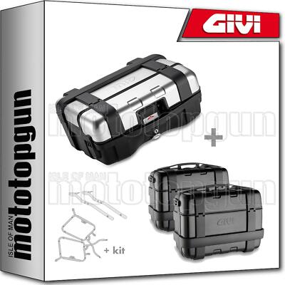 GIVI CASE TREKKER BLACK TRK33N + SIDE-CASES TREKKER TRK33B HONDA VFR 800 1998 98