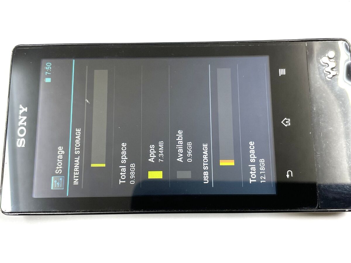 SONY Walkman 16GB NW-F805 Black Audio Player Bluetooth SONY Walkman 16GB NW-F805 Black Audio Player Bluetooth