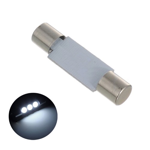 4X 5050 3-SMD 31mm 6641 Fuse LED Bulbs Vanity Mirror Light Sun Visor Lamp White - Picture 9 of 12
