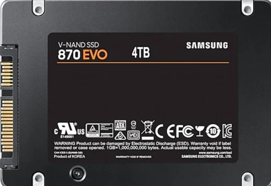 k*a様 【新品未開封】Samsung 870EVO SSD 4TB 870 EVO SATA 2.5 inch 4TB SSD | Samsung US