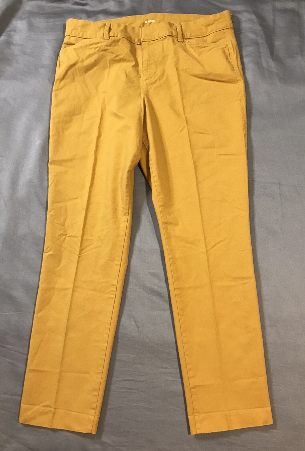 Old Navy Pants Womens 12 32x27 Inch Yellow Chino
