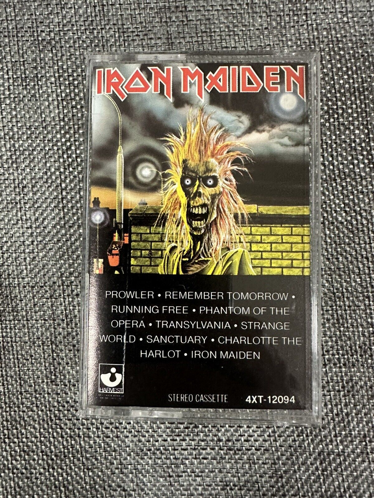 Iron Maiden Self Titled Cassette EMI 1980