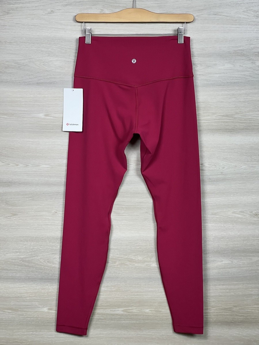 Lululemon Align HR Pant 28” *Nulu Size 10 Ruby Red RUBR