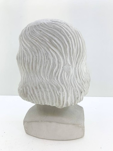 Mezzo Busto Donna - alto 21 cm - gesso/argilla?? - ‘58 - Foto 4 di 8